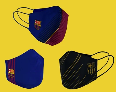 FC Barcelona maszk csomag (3 maszk 1 csomagban)