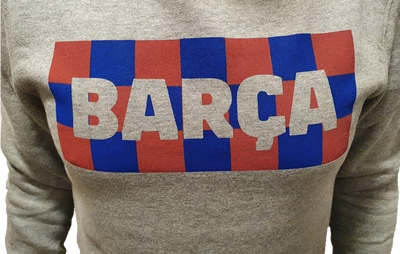 A női és férfi kockás Barçás pulóvered - páros ajánlat - 2XL