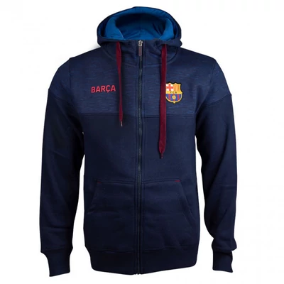 A tengerkék kapucnis Barça pulóver
