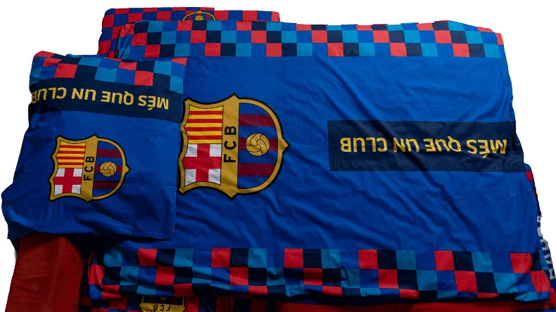 Az exkluzív Barçás ágynemű szetted (Kinyitott, de nem használt csomag)