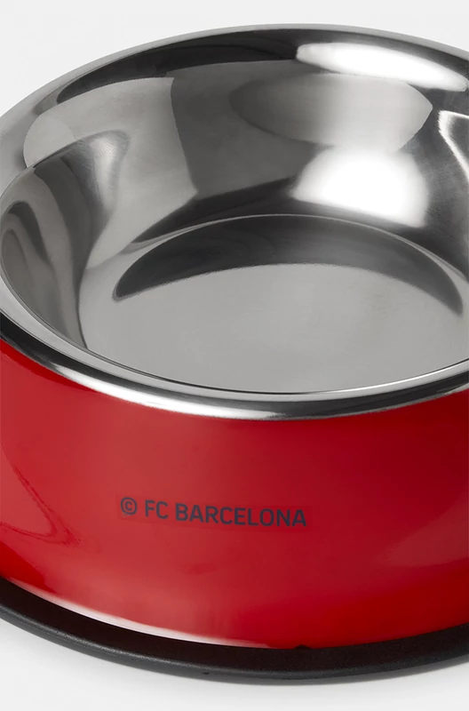 FC Barcelona háziállat etetőtál - gránátvörös
