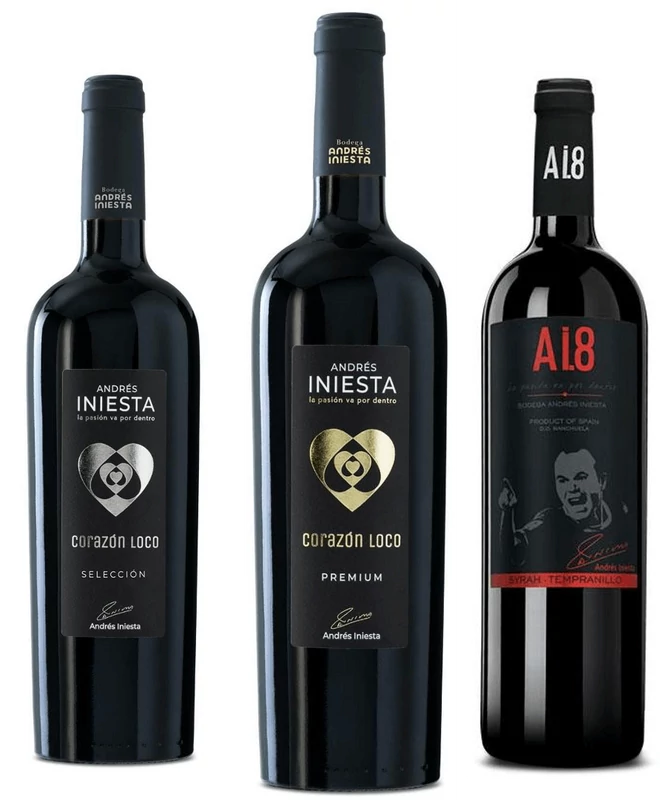 Iniesta: 3-as vörösboros csomag - Prémium