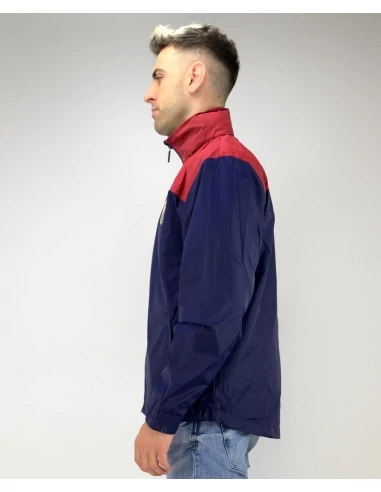 A prémium gránátvörös-kék Barçás széldzseki - M