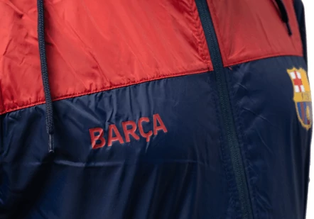 A prémium gránátvörös-kék Barçás széldzseki - M