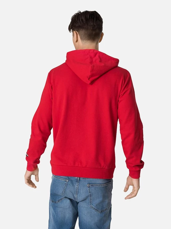 Magyar válogatott piros kapucnis pulóver - S