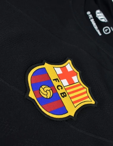 A Barça fergeteges, fekete edzőmeze - 2XL
