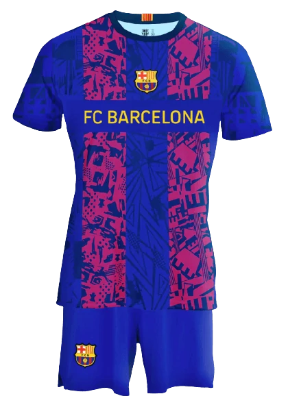 FC Barcelona 21-22 3. számú gyerek szurkolói mez szerelés, replika - 4 éves