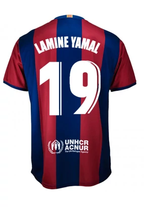 FC Barcelona 23-24 prémium hazai szurkolói mez, replika - Lamine Yamal - 19 - 2XL