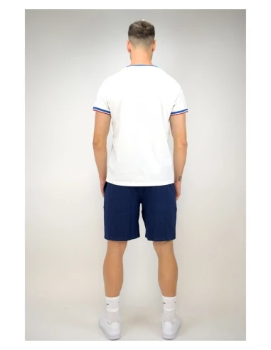 Elegáns, minimalista Barçás póló - fehér - 2XL