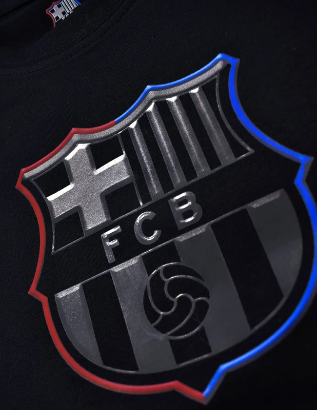 A Barça 2024-25-ös fekete gyerek pólója - 12 éves