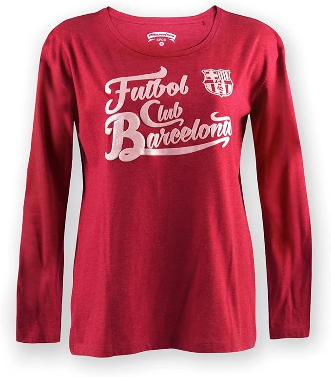 A hosszú ujjú női Barçás póló - L