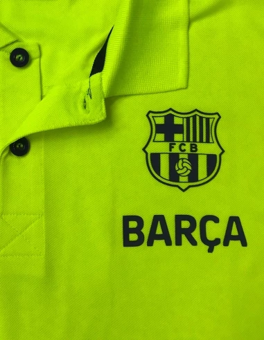 Fergeteges, sportos Barçás galléros póló - S