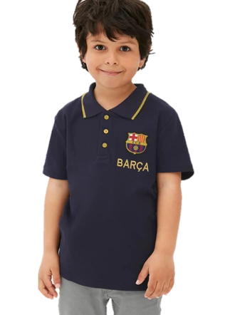 Az elegáns, gyerek Barcelona galléros póló - 12 éves