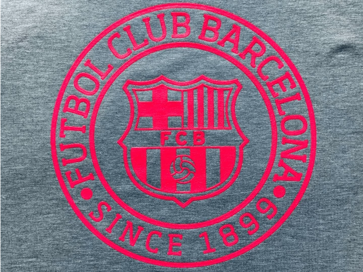 A Barça rózsaszín címeres pólója - S