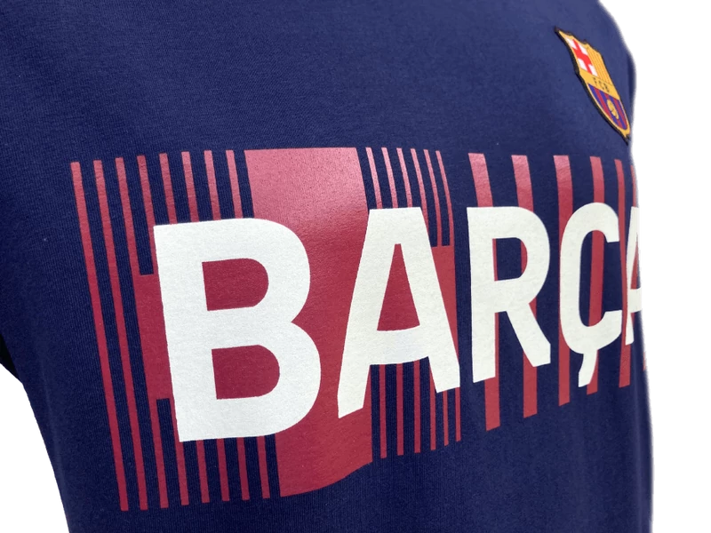 A Barça címeres, 2021-22-es pólója, Kék - M