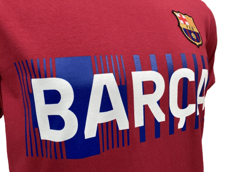 A Barça címeres, 2021-22-es pólója, Gránátvörös - XL