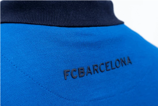 A Camp Nou királykék galléros pólója - S