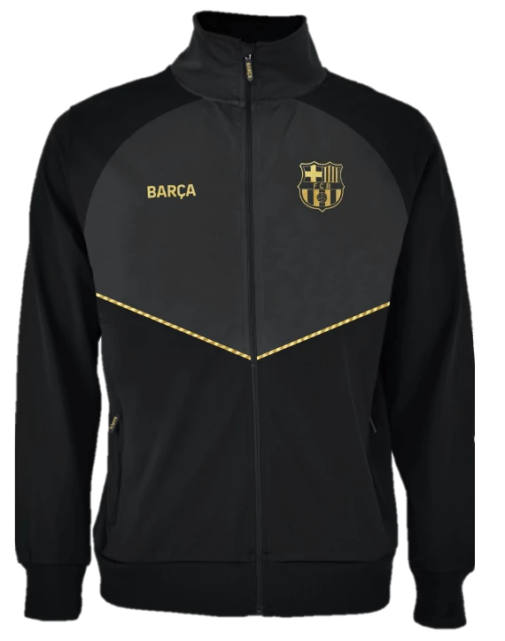 Prémium fekete-arany Barcelona kardigán - 2XL