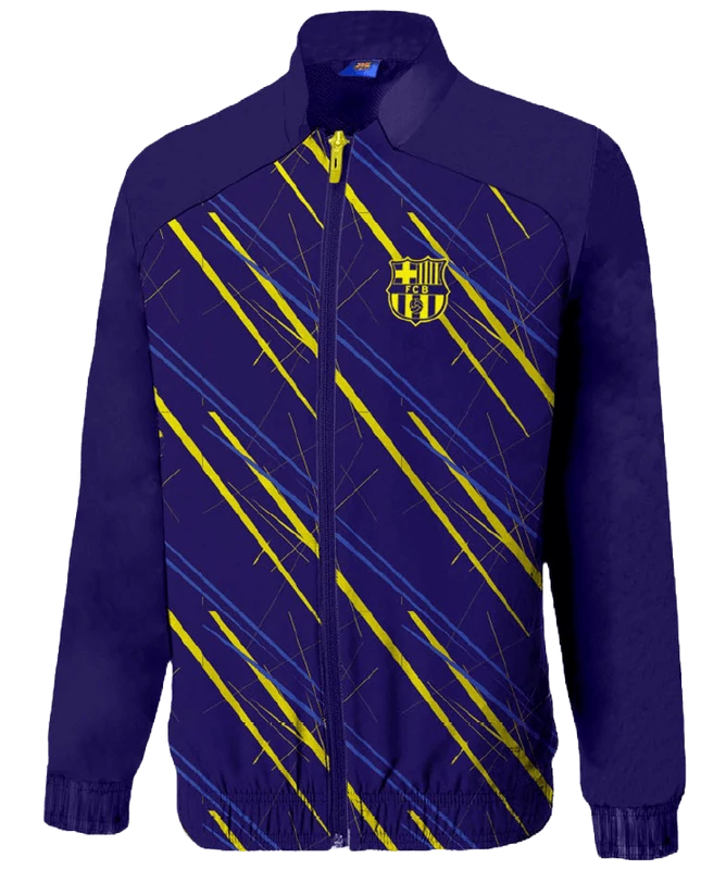 A Barça sportos, cipzáras edző pulóvere - 2XL