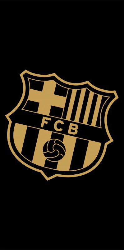 Fekete-arany prémium Barçás törölköződ