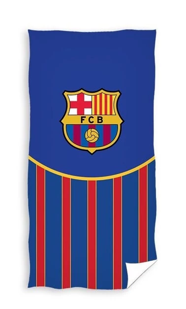 A Barça letisztult címeres törölközője
