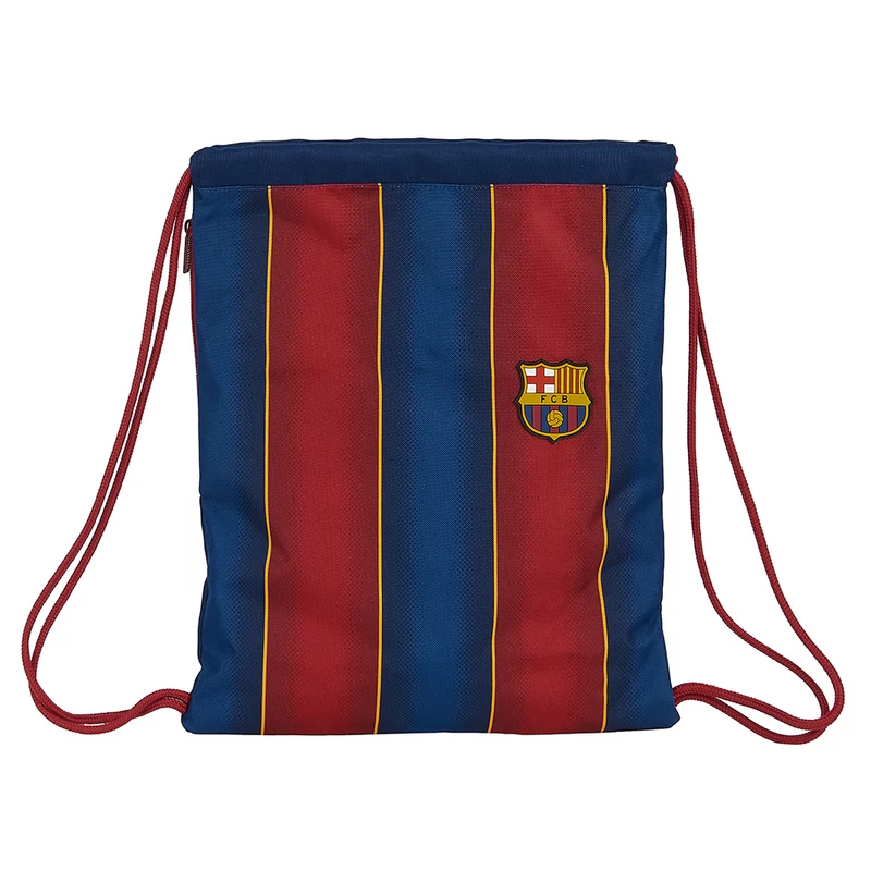 A Barça gránátvörös-kék tornazsákja
