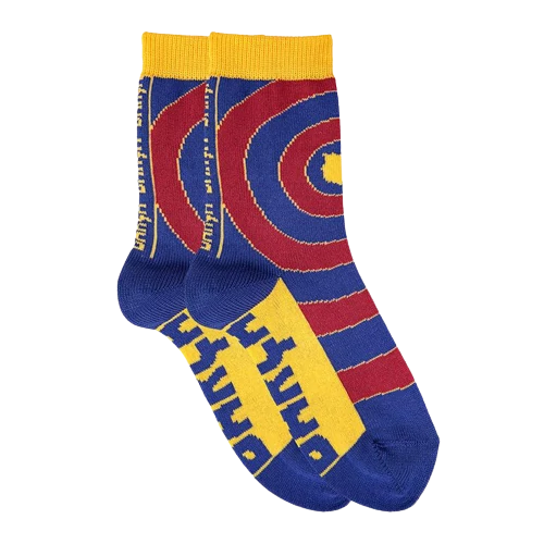 A Barcelona gyerek gránátvörös-kék zoknija - 27-31