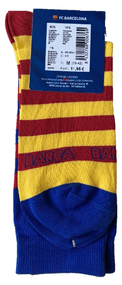 Fergeteges Barcelonás zokni - 36-39