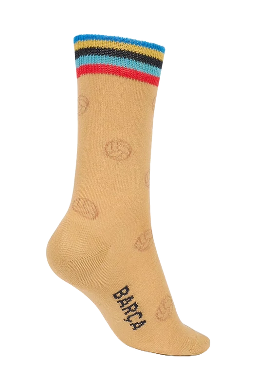 Barcelona 30 - aranyszínű Barçás zokni - 39-42