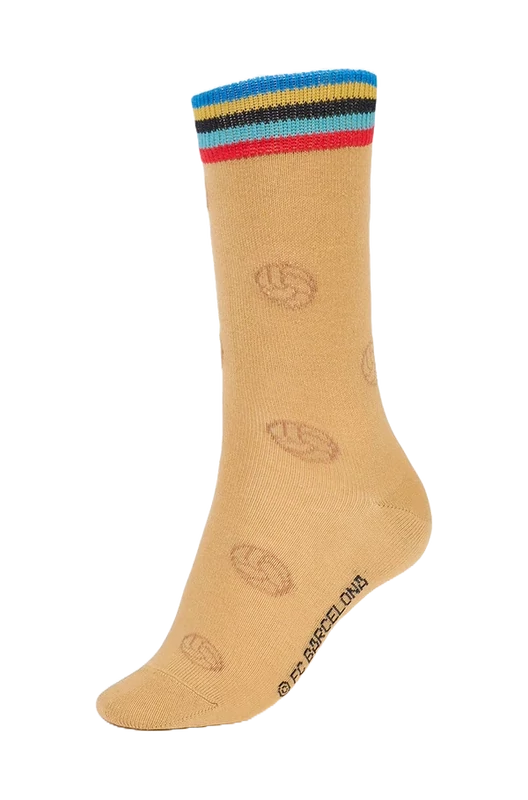 Barcelona 30 - aranyszínű Barçás zokni - 39-42