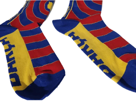 A Barcelona premium gránátvörös-kék zoknija - 43-46