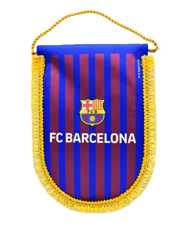 Barçás asztali szurkolói zászló - nagy