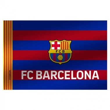 Pompázó blaugrana Barcelona zászló
