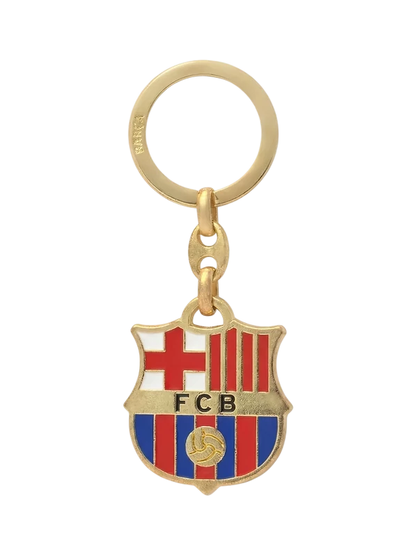 FC Barcelona aranypajzsos kulcstartó