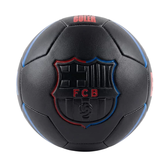 A Barca fekete dombornyomott mini labdája