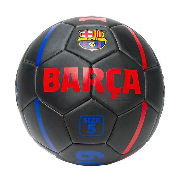 A Barca fekete dombornyomott mini labdája