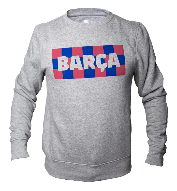 A női és férfi kockás Barçás pulóvered - páros ajánlat - L