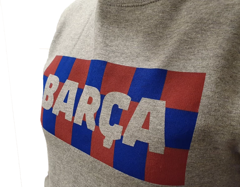 A női és férfi kockás Barçás pulóvered - páros ajánlat - L