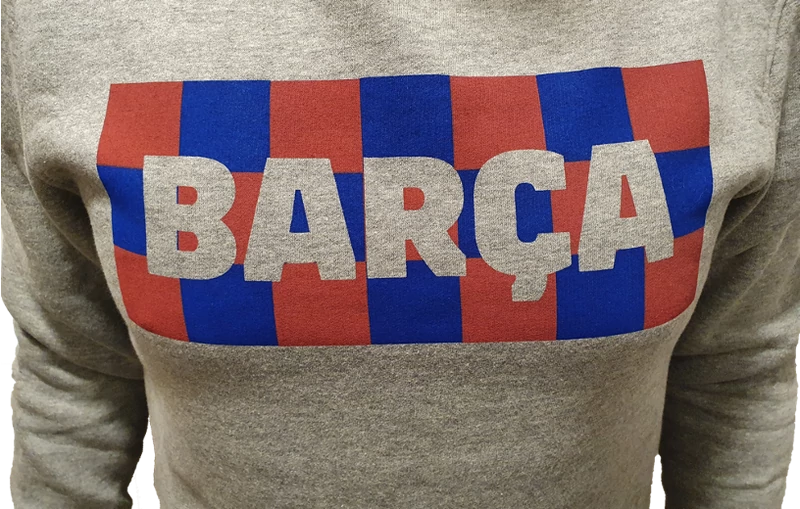 A női és férfi kockás Barçás pulóvered - páros ajánlat - L