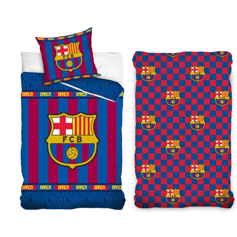 3 részes FC Barcelona ágynemű csomag