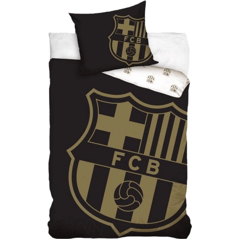 A Barcelona fekete-arany ágynemű szettje