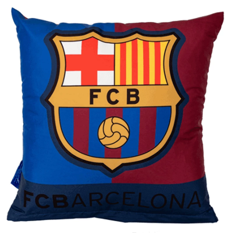 A Barcelona gránátvörös-kék díszpárnája