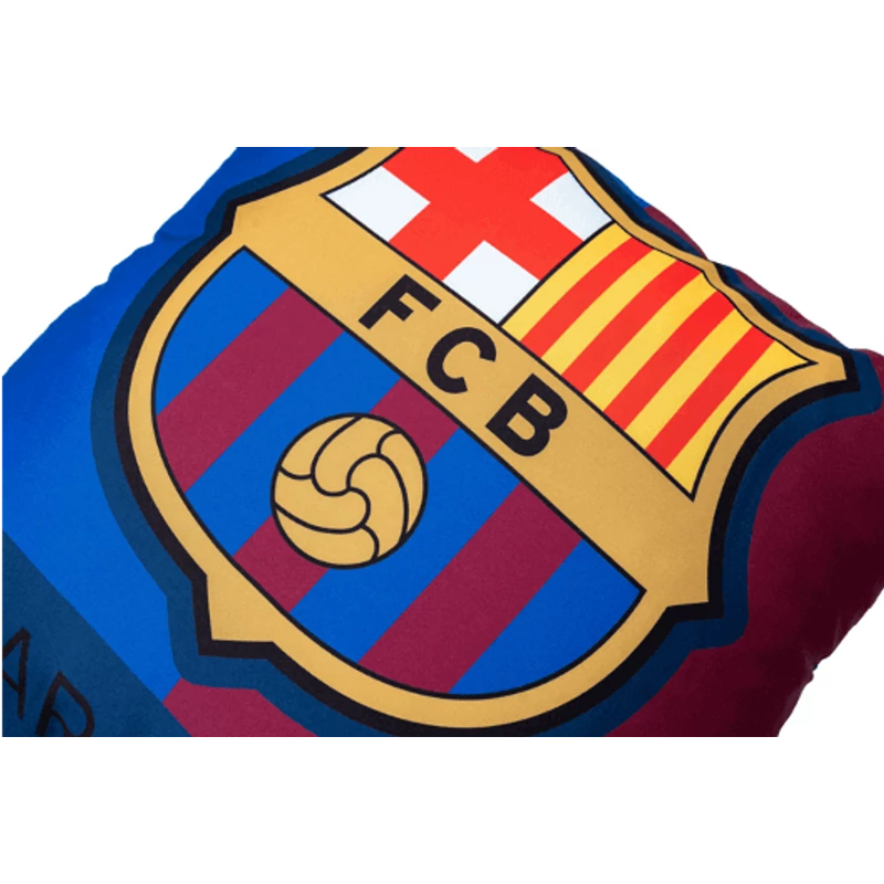 A Barcelona gránátvörös-kék díszpárnája