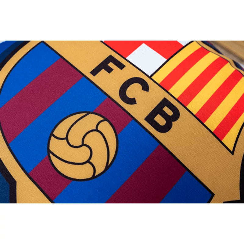 A Barcelona gránátvörös-kék díszpárnája