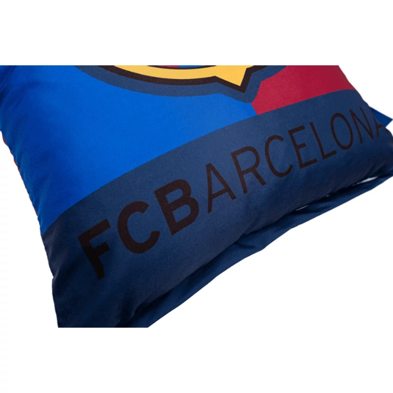 A Barcelona gránátvörös-kék díszpárnája
