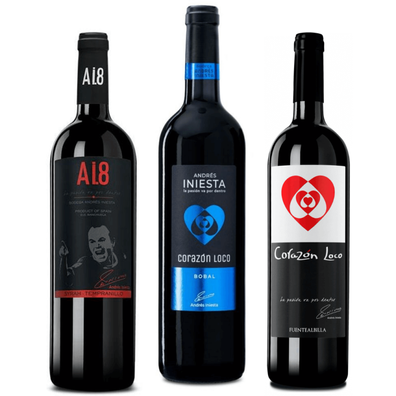 Iniesta: vörösbor válogatás prémium díszdobozban