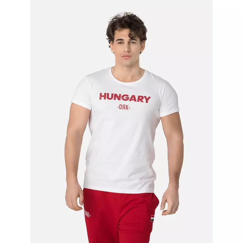 Magyarország hivatalos válogatott póló - fehér - M