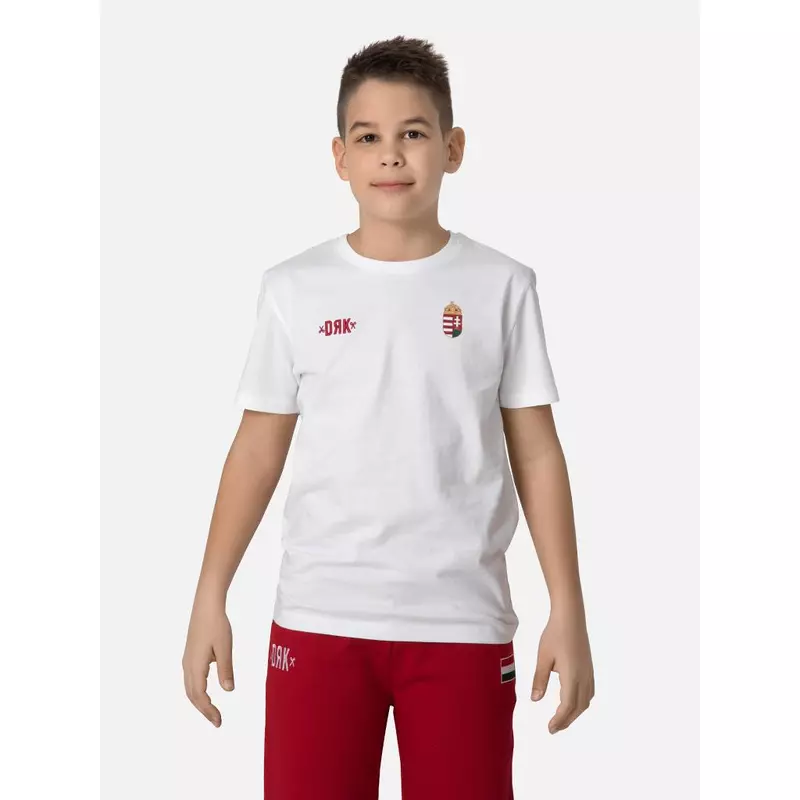 Hivatalos magyar válogatott szurkolói póló - gyerek, fehér - 10 éves