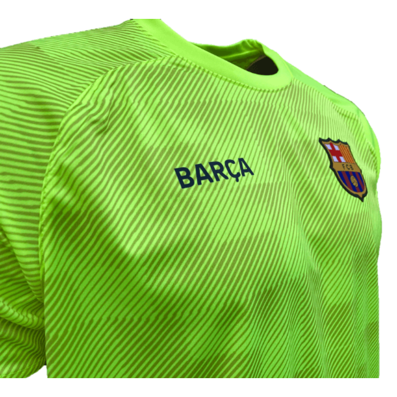 Barça's fierce neon yellow tracksuit top - L