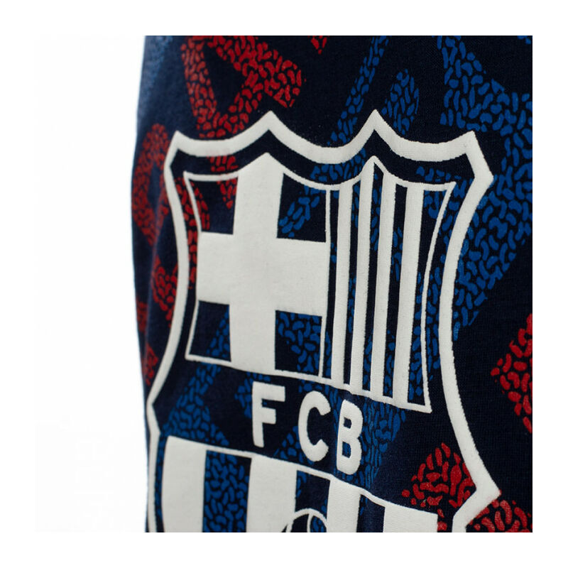 Sötétkék, címeres Barcelona póló - XL